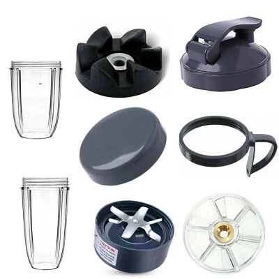 Cups Jar Lid Handle Blade Gears Set For NutriBullet 600W 900W Accessories Parts - Image 1 of 4