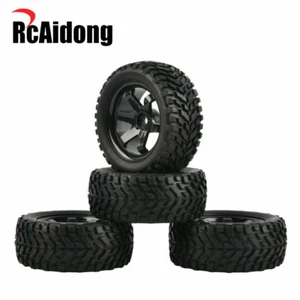 1:10 RC Rally Rubber Tires Wheels for 1:16 Racing Car Tamiya M03 M05 M06 HSP - Picture 1 of 2