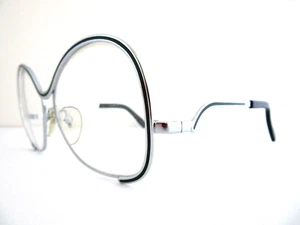 SILHOUETTE 431 Damen Silber Metall Brillengestell Selten Vintage Austria NOS - Bild 1 von 5