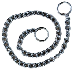 Cadena de estrangulador XXL 23 PULGADAS collar de perro se adapta a perro 21" cuello cadena a prueba de intemperie - Imagen 1 de 1