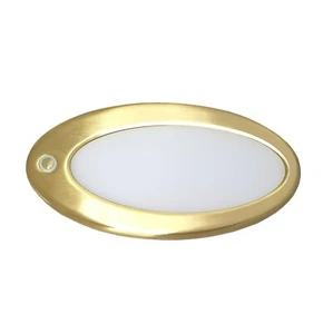 Plafon Lampa Sufitowa LED 12V 24V Włącznik Dotykowy Dimmer 6W Kamper Łódź Złota - Imagen 1 de 10