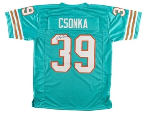 Larry Csonka Signed 1972 Miami Dolphins Jersey (JSA COA) 2xSuper Bowl Champ - Picture 1 of 6