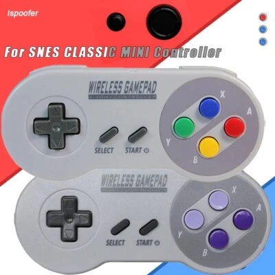 Wireless SNES Gamepad Receiver for Super Nintendo Entertainment System SFC SNES - Image 1 of 4