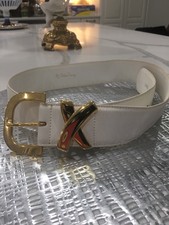 PALOMA PICASSO GENUINE LEATHER BELT MADE IN ITALY.