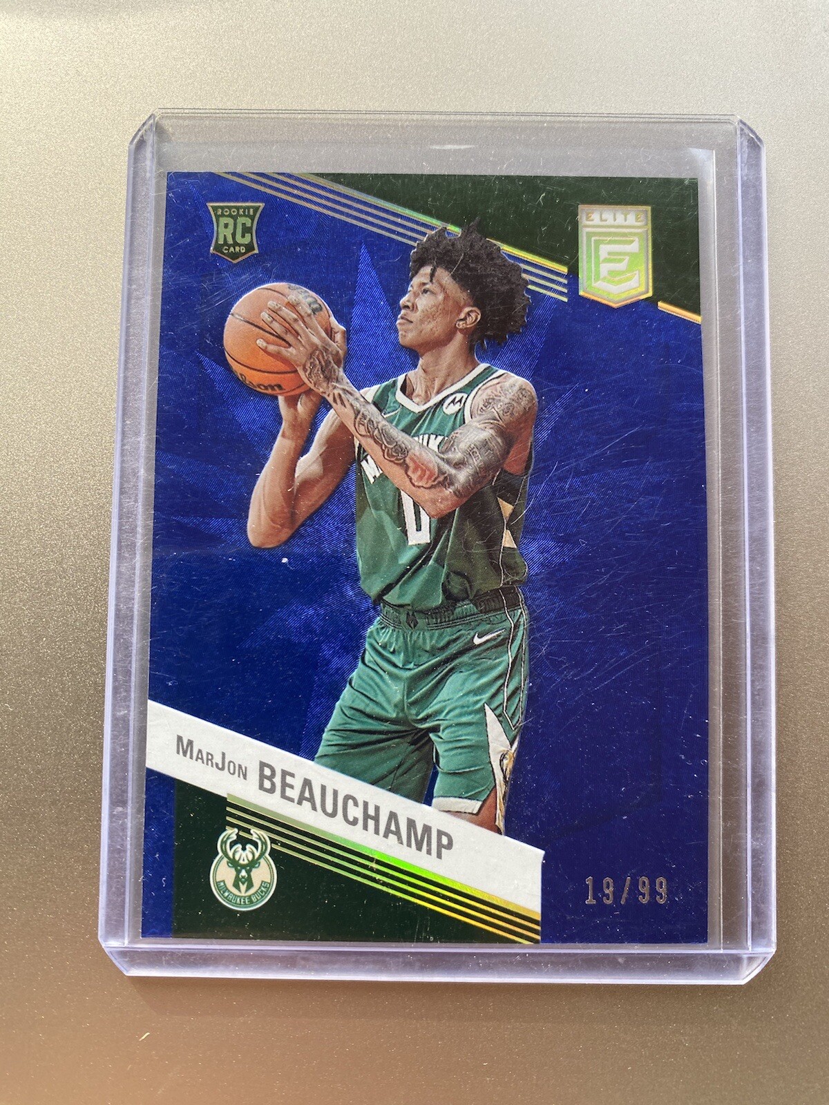 2022-23 Donruss Elite Rookies Blue 19/99 MarJon Beauchamp #249 Rookie RC