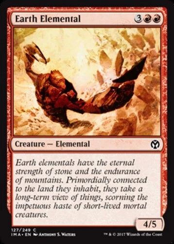 Iconic Masters - Earth Elemental - Foil - Image 1 of 1
