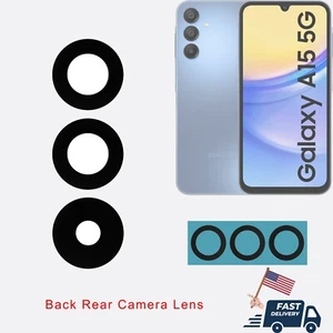Back Rear Camera Lens Cover Glass Replacement For Samsung Galaxy A15 5G SM-A156U - Picture 1 of 8