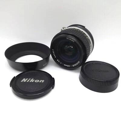 Excellent+++   Nikon Ais NIKKOR 28mm F2.8 from Japan Tested Lens. - Image 1 of 4
