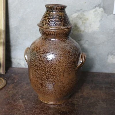 Ancien vinaigrier en GRES signé  ANDRE BODIN LA BORNE - Photo 1/4