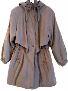 F.S. LIMITED - Abrigo de gamuza verde oliva oscuro/grisáceo - Para mujer Talla: GRANDE - Imagen 1 de 11