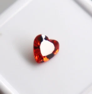 Orange Sapphire Certified Quality 1.30 Ct Natural Loose Gemstone Heart Cut - Imagen 1 de 7