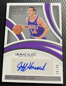 2021-22 Jeff Hornacek Suns 36/49 Panini Colección Inmaculada Pasado Presente Automático - Imagen 1 de 4