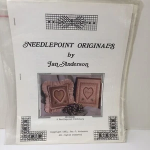 Heirloom Hearts patrón de punta de aguja Jan Anderson - Imagen 1 de 4