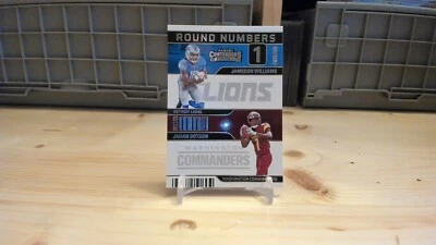 2022 Panini Contenders Jameson Williams Jahan Dotson Round Numbers #RN-WD - Image 1 of 2