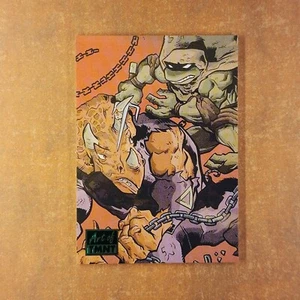 2-09-25 PWE-THICK . 2019 topps art of tmnt teenage ninja turtles #64 green /99 - Picture 1 of 2