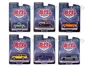 BLUE COLLAR COLLECTION SERIES 13, SET OF 6 CARS 1/64 DIECAST BY GREENLIGHT 35280 - Picture 1 of 3