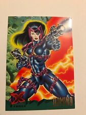 DOMINO #115 card : 1995 Fleer Ultra X-Men Marvel Comics, NM, hero, P Scanlan art