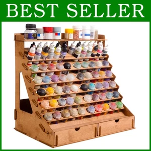 Tamiya Paint Bottle Rack - 74 Holes, 6 Stands, 2 Drawers - Picture 1 of 9