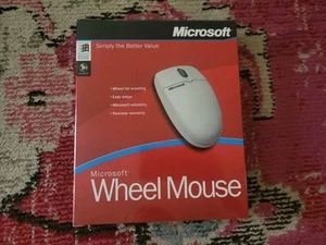 NEW VTG SEALED Microsoft Wheel Mouse for Windows NT and Windows 98 computer NIB - Picture 1 of 5