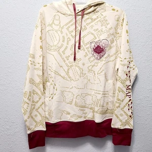 MEDIUM Harry Potter Marauder Map Hoodie Sweatshirt Universal Studio Wizard World - Bild 1 von 4