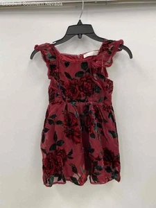 Rachell Paracell Girls Red Dress - Size 4 - Picture 1 of 5