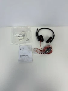 Plantronics Blackwire C3220 USB-A Headset Black/Red - NEW SEALED 209745-101 - Zdjęcie 1 z 18