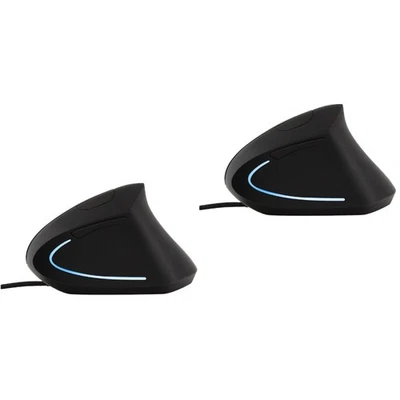  2pcs Ergonomic Optical USB Vertical Mouse Adjustable 800/ 1200/ 2000/ 3200 DPI - Image 1 of 4