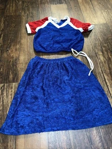 Vintage Union Made Garments For JCPenney Skirt & Top Size 12 & 14 Girls 1970s - Picture 1 of 14