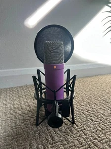 Rode NT1 5th Generation Signature Series Studio Condenser Microphone (Purple) - Picture 1 of 5