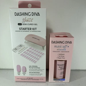 Dashing Diva Glaze Starter Kit & Magic Off Remover Set Neu und Versiegelt - Bild 1 von 8