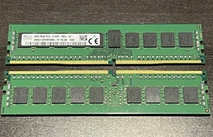 Lot 9 Hynix HMA41GR7MFR8N-TF 8GB  2Rx8 PC4-2133P-R-RE0-10 Server Memory - Picture 1 of 1