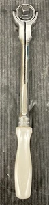 Snap-on FHNFD100 PEARL WHITE 3/8" Drive Hard Grip Round Swivel Ratchet [Unused] - Bild 1 von 5