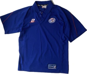 GOOD Men’s Official Kurt Busch 2 Miller Lite Polo Shirt Racing Size Large - Picture 1 of 10