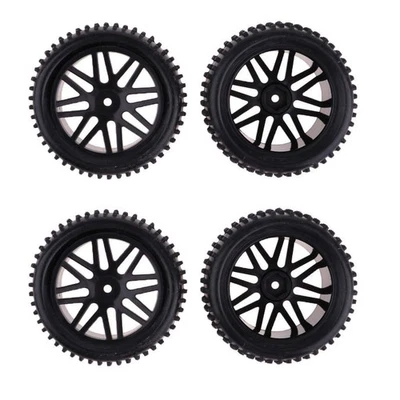 Set/4Pcs 1/10 Wheels Tires for RC Racing Car HSP Redcat HPI - Image 1 of 4