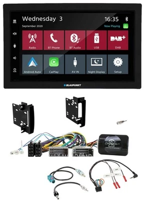 Blaupunkt 2DIN Lenkrad USB Bluetooth DAB Autoradio für Chrysler Dodge Jeep - Bild 1 von 4