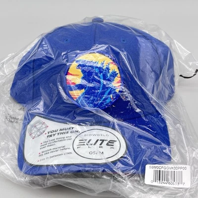 Sombrero ajustable Bioworld Elite Flex Godzilla vs Kong sombrero de película azul Kong Bill Foto 1 de 4