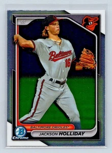 2024 Bowman #BCP-47 Jackson Holliday Chrome Prospects - Picture 1 of 2