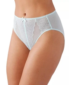 Wacoal 841186 Retro Chic Slip hochgeschnittenes Höschen ~ pastellblau ~ S, M, L, XL ~ neu mit Etikett $ 32 - Bild 1 von 5