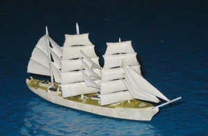 Corteza D 3 mástiles GORCH FOCK, Hansa 68, metal, 1:1250 - Imagen 1 de 2