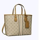 Tory Burch Small T Monogram Coated Canvas Tote $278