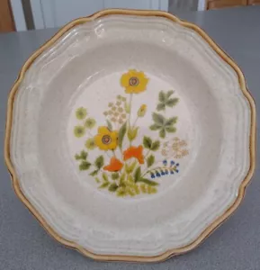 Mikasa Garden Club Fresh Floral 8.5" Pasta Soup Bowl Japan vintage - Picture 1 of 3