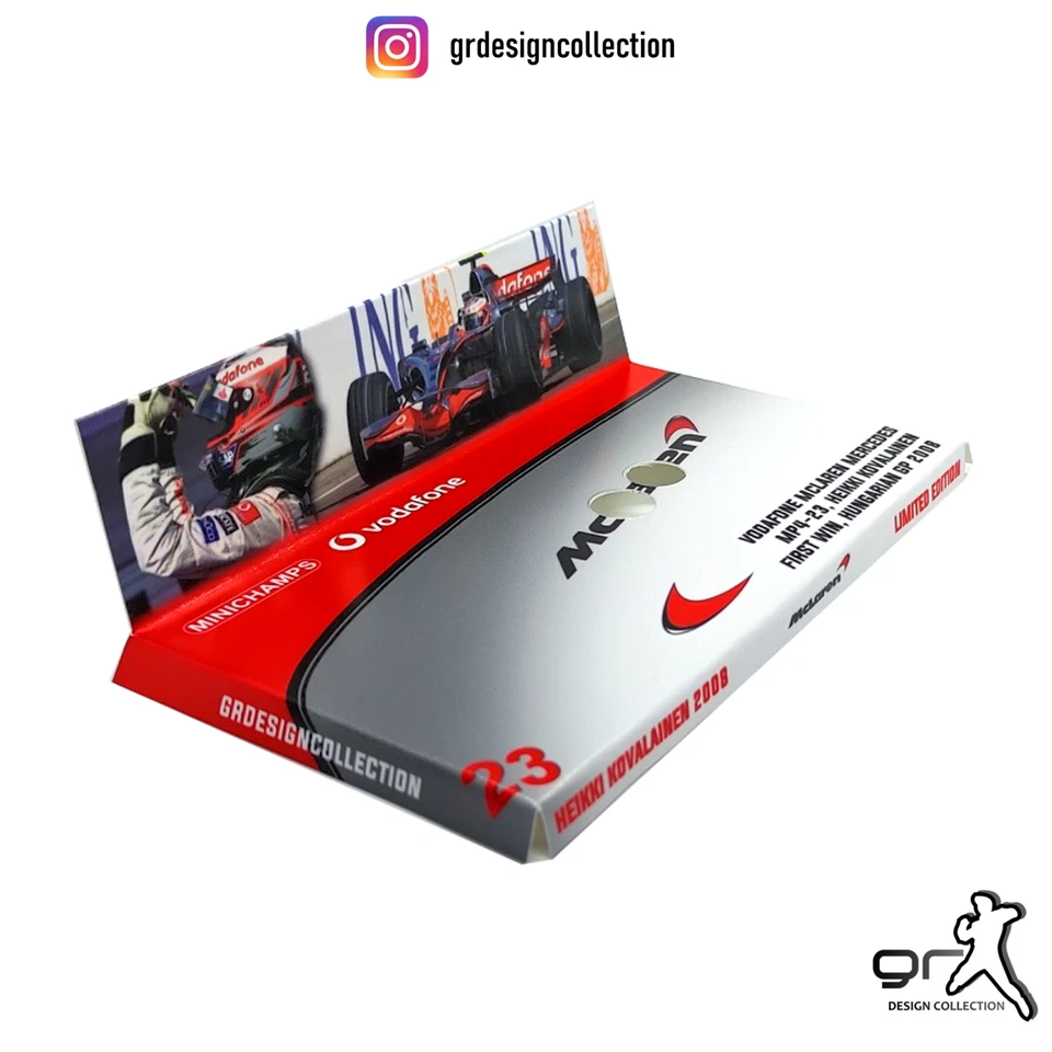 [F1 Minichamps] HEIKKI KOVALAINEN COLLECTION Pack CUSTOM INLAY / 1:43 - Immagine 1 di 1