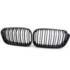 2X/Set Shiny Black Grille Dual Line Fits for BMW F20 F21 1 Series 15-16 Grill