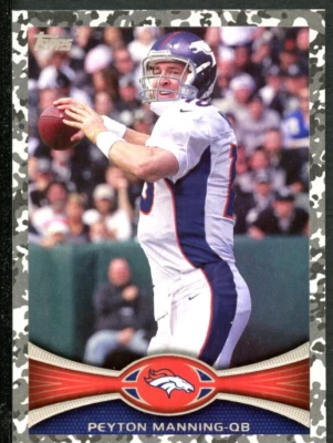 Peyton Manning 2012 Topps Camo Military /399 #350 Broncos - Image 1 of 2