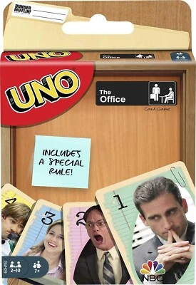 UNO The Office Card Game for Teens & Adults for Family or Game Night GVH29 NEW - Image 1 of 4