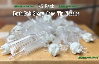 25 Pack Of Low GWP FROTH-PAK™ Cone Tip Nozzles, Model # 12030877 • 63.35£