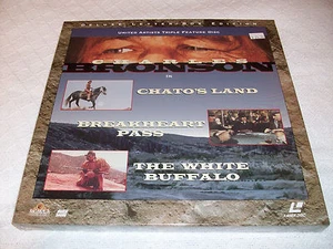 Bronson Charles in Chato's Land White Buffalo Laserdisc BOX SET NTSC Sealed - Picture 1 of 2