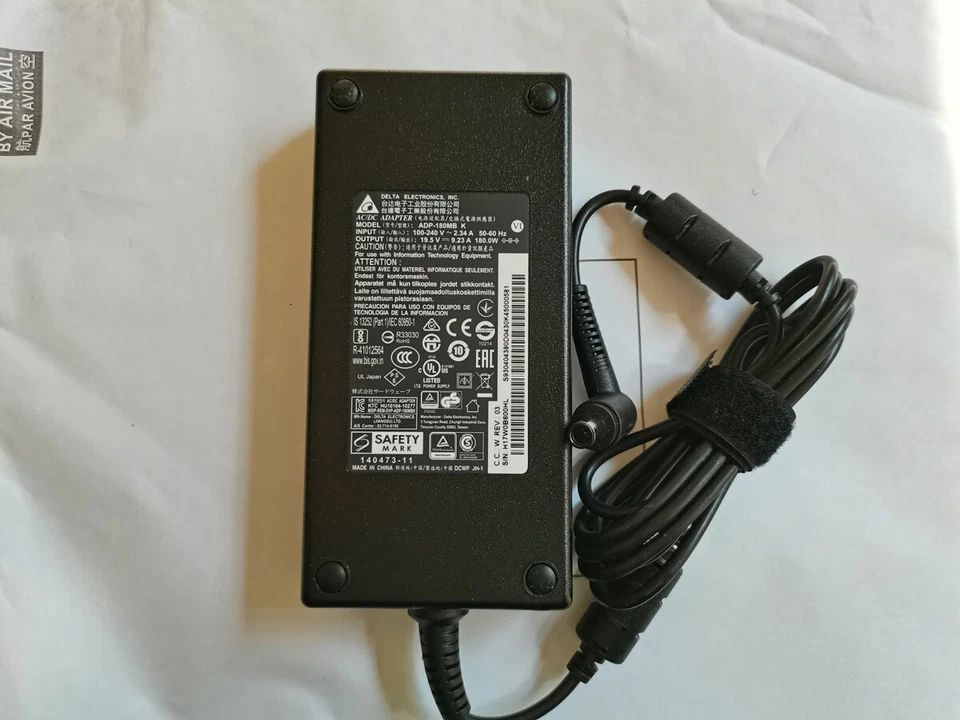 Nuevo Cargador de Alimentación Adaptador de CA MSI WE75 9TK-875 Original ADP-180MB K Delta 180W  Foto 1 de 4