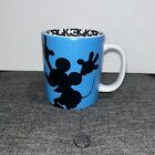 Tasse tasse à café Disney World Parks Mickey Mouse bleu ombre noire silhouette