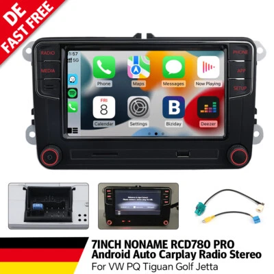 7" NONAME RCD330 RCD780 RCD360PRO 3 Plus 187B Android Auto Carplay Radio Für VW - Bild 1 von 4